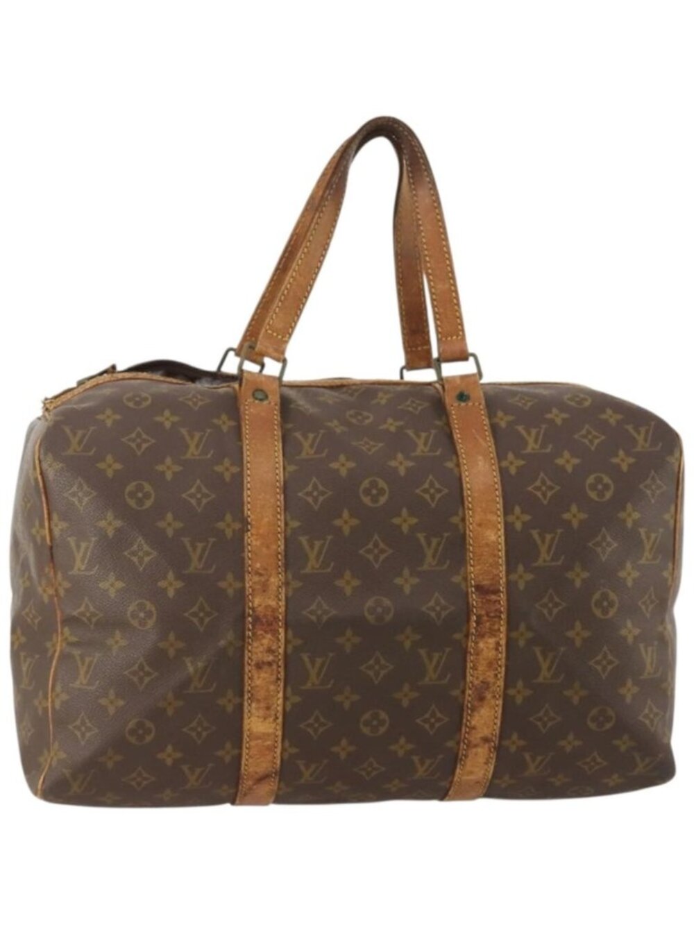 LOUIS VUITTON Monogram Sac Souple 45 Boston Bag M41624